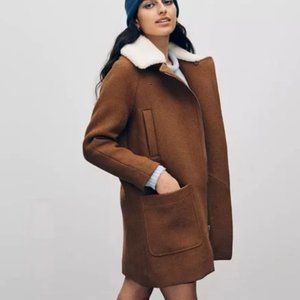 Madewell Eldridge Zip Coat w/ Insuluxe Fabric Sz S